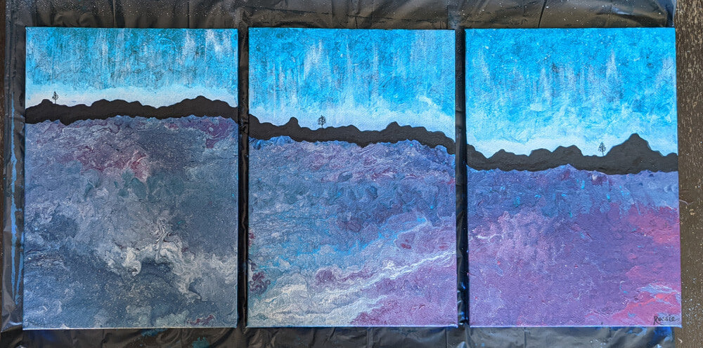 Beauty In Desolation – Triptych (21x30cm X3)