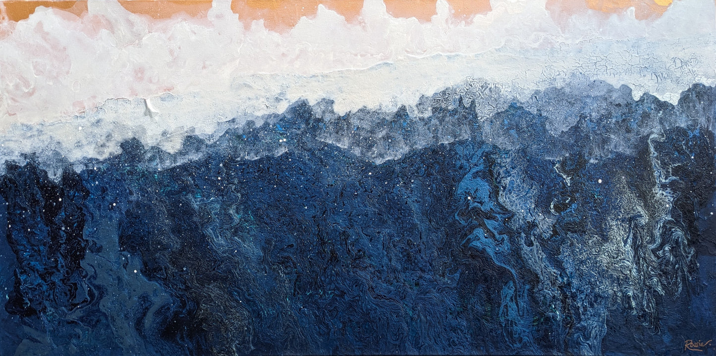 Crashing Shores (50x100cm)