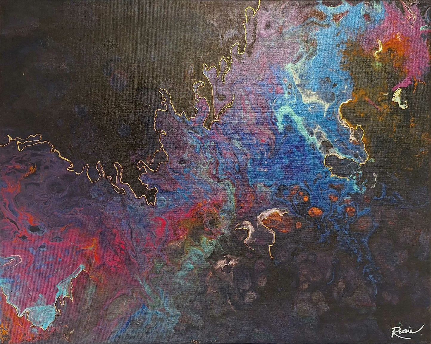 Luminous Tides (40x50cm)